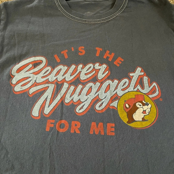 Women’s Buc-ee’s blue long sleeve “Beaver nuggets” shirt Small - Picture 3 of 4